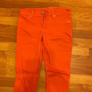 DL1961 orange leggings size 28